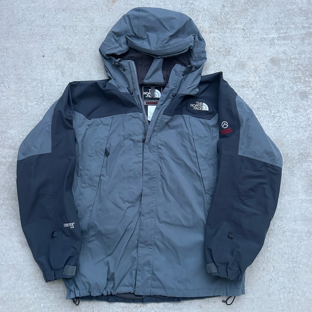 The North Face Summit Series Jacket XL Grey Black Gore-Tex XCR Vintage Gorpcore